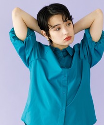 シルキーブロード袖ボリュームブラウス＊