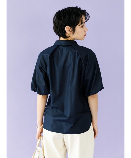 koe(コエ)の「シルキーブロード袖ボリュームブラウス*(シャツ/ブラウス・レディース・ピンク/ネイビー/グリーン/ホワイト・M)」の12枚目の写真