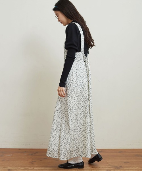 fig London フィグロンドン 8分袖メランジロングワンピース　秋冬向け fig London（フィグロンドン）の「○Jenny OP（ワンピース