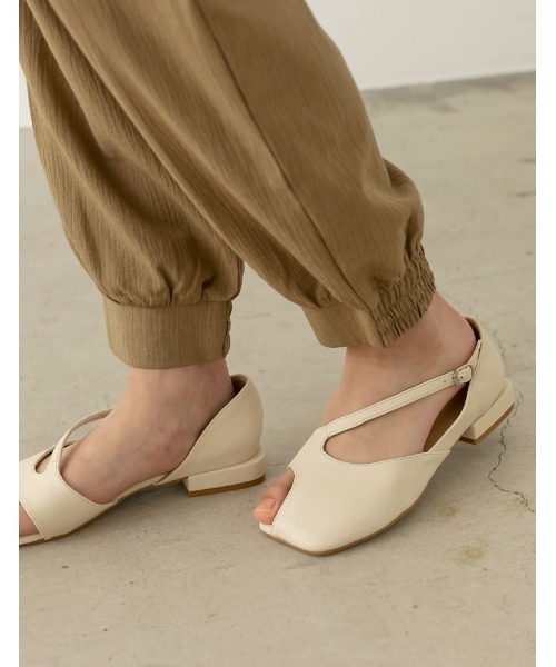 Re:EDIT（リエディ）の「[低身長/高身長サイズ有]リップルワークカーゴパンツ（カーゴパンツ・レディース・ホワイト/ブラック/チャコールグレー/モカ・SMALL/MEDIUM/LARGE/SHORT/TALL）」の18枚目の写真