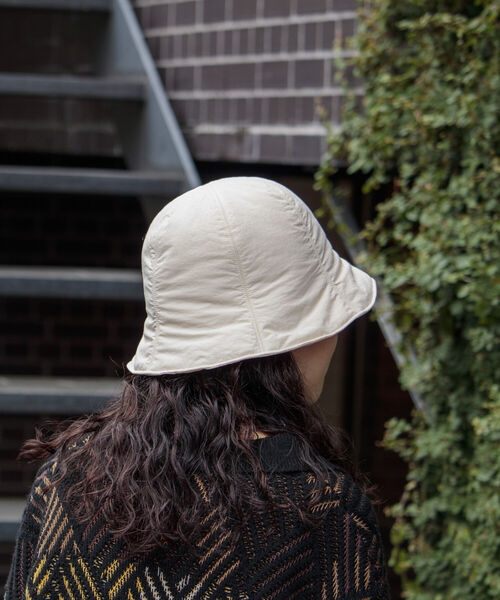 GLOSTER（グロスター）の「【GLOSTER/グロスター】チューリップハット 中綿入り（ハット・メンズ・ブラック/オフホワイト・FREE）」の5枚目の写真