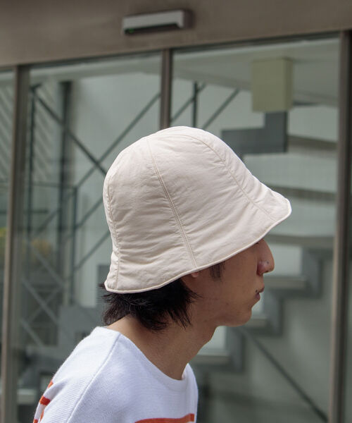 GLOSTER（グロスター）の「【GLOSTER/グロスター】チューリップハット 中綿入り（ハット・メンズ・ブラック/オフホワイト・FREE）」の7枚目の写真