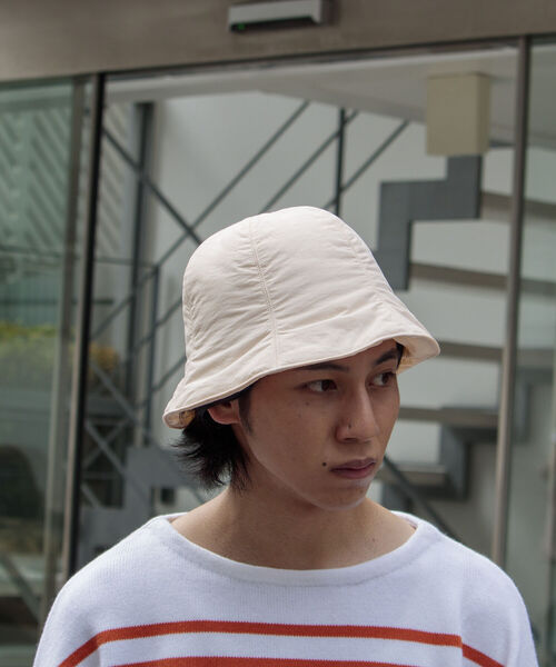 GLOSTER（グロスター）の「【GLOSTER/グロスター】チューリップハット 中綿入り（ハット・メンズ・ブラック/オフホワイト・FREE）」の8枚目の写真