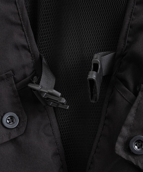 Rocky Monroe（ロッキーモンロー）の「ミリタリーメッシュキャンパーベスト（ベスト・メンズ・ブラック/ベージュ・L/XL/M）」の18枚目の写真