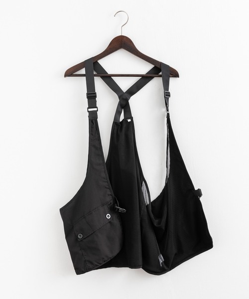 Rocky Monroe（ロッキーモンロー）の「ミリタリーメッシュキャンパーベスト（ベスト・メンズ・ブラック/ベージュ・L/XL/M）」の19枚目の写真