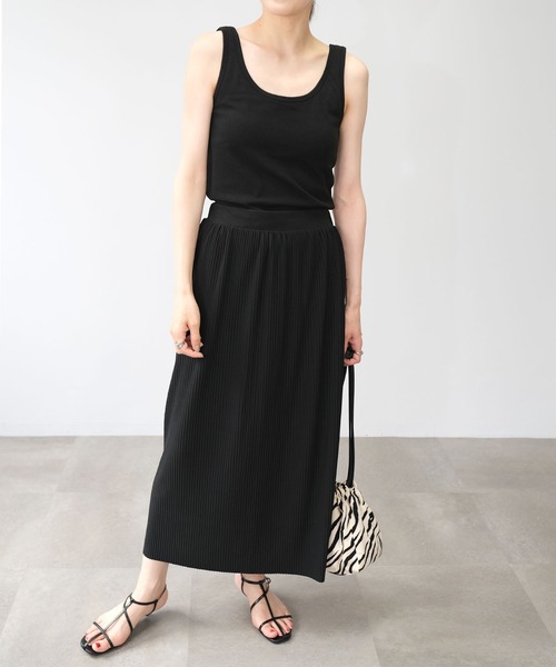 ＡＮＤＪ（アンドジェイ）の「カップ付きバックデザインタンクトップ（タンクトップ・レディース・ライトブラウン/ベージュ系その他/グリーン系その他/ブラック・M）」の11枚目の写真