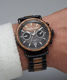 FUZZBOXX Select（ファズボックスセレクト）の「Alterra Chronograph 44mm - Koa Stonewashed【Original Grain / オリジナルグレイン】（アナログ腕時計・メンズ）」