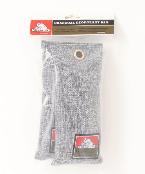 DULTON(ダルトン)の「CHARCOAL DEODORANT BAG 75g×2 /竹炭 消臭バッグ 75g×2(シューケア用品・メンズ・グレー/ナチュラル・FREE)」の3枚目の写真
