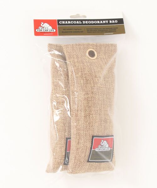 DULTON(ダルトン)の「CHARCOAL DEODORANT BAG 75g×2 /竹炭 消臭バッグ 75g×2(シューケア用品・メンズ・グレー/ナチュラル・FREE)」の4枚目の写真