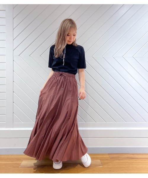 ayane(アヤン)の「【ayane/アヤン】メッセージロゴラインボトルネックカットソー(Tシャツ/カットソー・レディース・ホワイト/ブラック・FREE)」の3枚目の写真