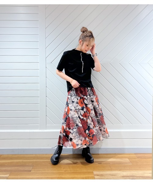 ayane(アヤン)の「【ayane/アヤン】メッセージロゴラインボトルネックカットソー(Tシャツ/カットソー・レディース・ホワイト/ブラック・FREE)」の19枚目の写真