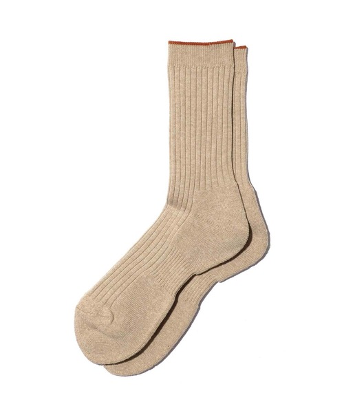OBSCURE SOCKS(オブスキュア ソックス)の「OBSCURE SOCKS オブスキュアソックス KERRIA Woman’s ケリア レディース(ソックス/靴下・レディース・ホワイト/チャコールグレー/ベージュ/オレンジ/ライトグリーン/ワイン・FREE)」の3枚目の写真