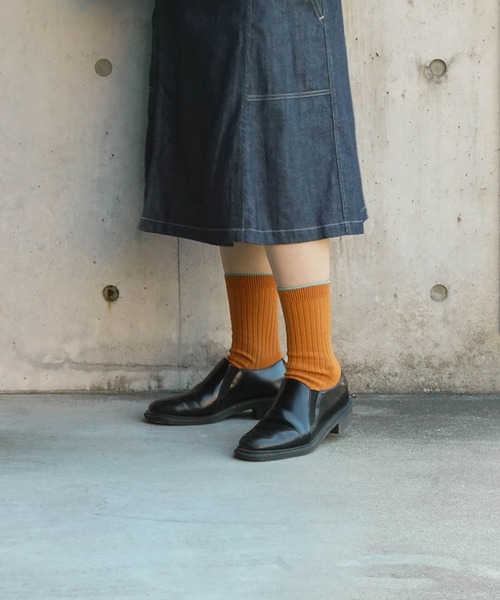 OBSCURE SOCKS(オブスキュア ソックス)の「OBSCURE SOCKS オブスキュアソックス KERRIA Woman’s ケリア レディース(ソックス/靴下・レディース・ホワイト/チャコールグレー/ベージュ/オレンジ/ライトグリーン/ワイン・FREE)」の6枚目の写真