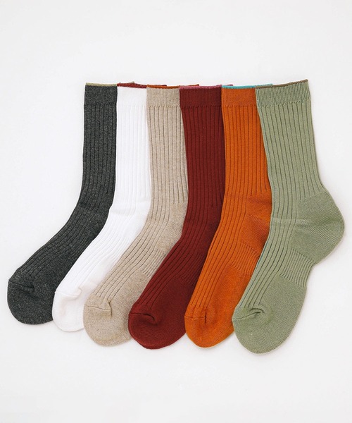 OBSCURE SOCKS(オブスキュア ソックス)の「OBSCURE SOCKS オブスキュアソックス KERRIA Woman’s ケリア レディース(ソックス/靴下・レディース・ホワイト/チャコールグレー/ベージュ/オレンジ/ライトグリーン/ワイン・FREE)」の9枚目の写真