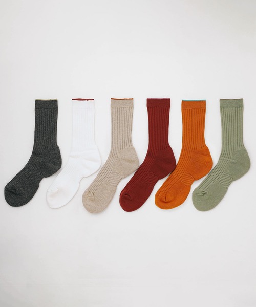 OBSCURE SOCKS(オブスキュア ソックス)の「OBSCURE SOCKS オブスキュアソックス KERRIA Woman’s ケリア レディース(ソックス/靴下・レディース・ホワイト/チャコールグレー/ベージュ/オレンジ/ライトグリーン/ワイン・FREE)」の10枚目の写真