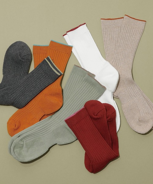 OBSCURE SOCKS(オブスキュア ソックス)の「OBSCURE SOCKS オブスキュアソックス KERRIA Woman’s ケリア レディース(ソックス/靴下・レディース・ホワイト/チャコールグレー/ベージュ/オレンジ/ライトグリーン/ワイン・FREE)」の20枚目の写真