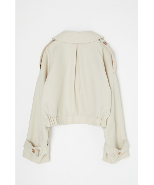 MOUSSY（マウジー）の「SHORT TRENCH コート（トレンチコート・レディース・ネイビー/キナリ/ベージュ・FREE）」の8枚目の写真