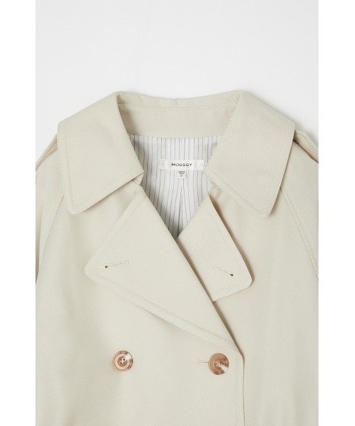 MOUSSY（マウジー）の「SHORT TRENCH コート（トレンチコート