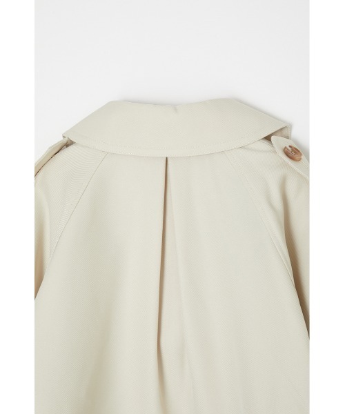 MOUSSY（マウジー）の「SHORT TRENCH コート（トレンチコート・レディース・ネイビー/キナリ/ベージュ・FREE）」の10枚目の写真