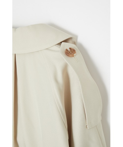 MOUSSY（マウジー）の「SHORT TRENCH コート（トレンチコート・レディース・ネイビー/キナリ/ベージュ・FREE）」の12枚目の写真