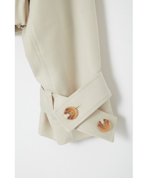 MOUSSY（マウジー）の「SHORT TRENCH コート（トレンチコート・レディース・ネイビー/キナリ/ベージュ・FREE）」の15枚目の写真