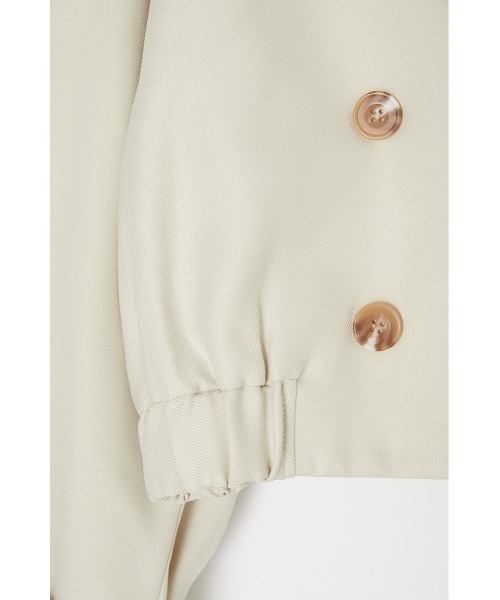 MOUSSY（マウジー）の「SHORT TRENCH コート（トレンチコート・レディース・ネイビー/キナリ/ベージュ・FREE）」の16枚目の写真