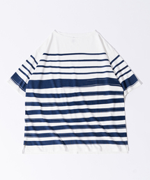 ハンドペイント ボーダー Tシャツ