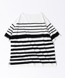 ハンドペイント ボーダー Tシャツ