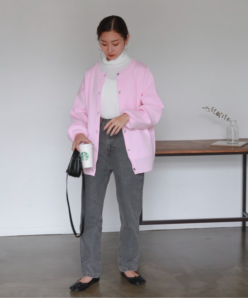 feepur（フェピュール）の「ニットソーハイネックプルオーバー（Tシャツ/カットソー・レディース・ブラック/ブラウン/オフホワイト/杢グレー・MEDIUM）」の18枚目の写真