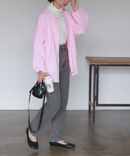 feepur（フェピュール）の「ニットソーハイネックプルオーバー（Tシャツ/カットソー・レディース・ブラック/ブラウン/オフホワイト/杢グレー・MEDIUM）」の11枚目の写真