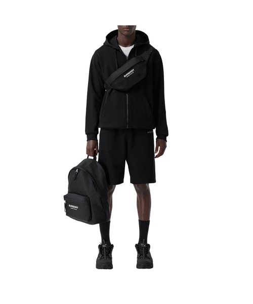 BURBERRY(バーバリー)の「ロゴプリント ナイロン バックパック(バックパック/リュック・メンズ・ブラック・ONE SIZE)」の5枚目の写真