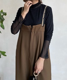 レイヤードライクハイネックプルオーバー