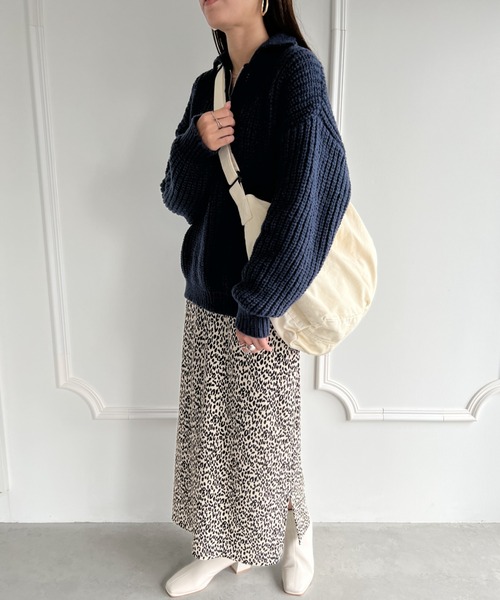 MYMOOD.（マイムード）の「【A4収納可 大容量】キャンバスビッグショルダーバッグ マザーズバッグ（ショルダーバッグ・レディース・ブラック/アイボリー・FREE）」の11枚目の写真