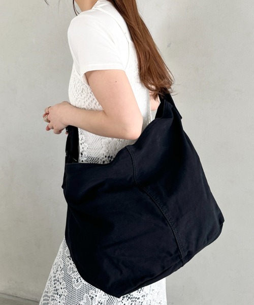 セール】【A4収納可 大容量】キャンバスビッグショルダーバッグ