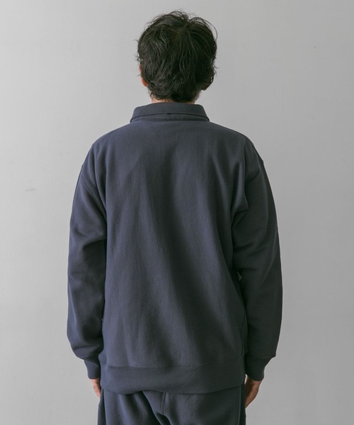 Champion（チャンピオン）の「『別注』Champion×DOORS　RW HALF SNAP SWEAT（スウェット・メンズ・グレー/ブラック/ネイビー・LARGE/MEDIUM）」の15枚目の写真