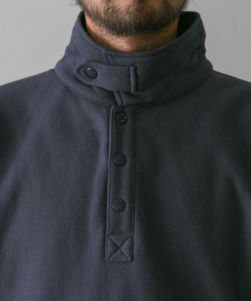 Champion（チャンピオン）の「『別注』Champion×DOORS　RW HALF SNAP SWEAT（スウェット・メンズ・グレー/ブラック/ネイビー・LARGE/MEDIUM）」の13枚目の写真