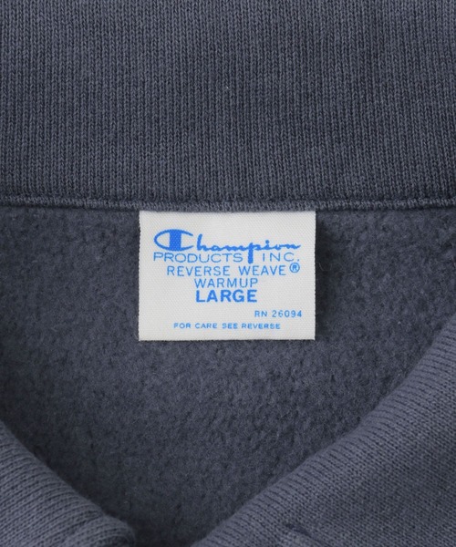 Champion（チャンピオン）の「『別注』Champion×DOORS　RW HALF SNAP SWEAT（スウェット・メンズ・グレー/ブラック/ネイビー・LARGE/MEDIUM）」の4枚目の写真