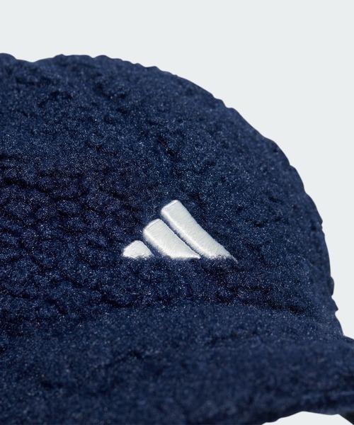 adidas(アディダス)の「フリースボア ウォームキャップ【adidas Golf/アディダスゴルフ】(キャップ・レディース・ベージュ/ダークブルー/アイボリー・MEDIUM)」の11枚目の写真