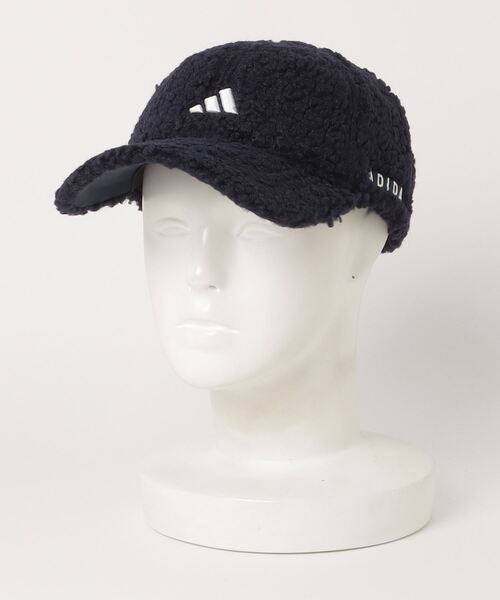 adidas(アディダス)の「フリースボア ウォームキャップ【adidas Golf/アディダスゴルフ】(キャップ・レディース・ベージュ/ダークブルー/アイボリー・MEDIUM)」の17枚目の写真