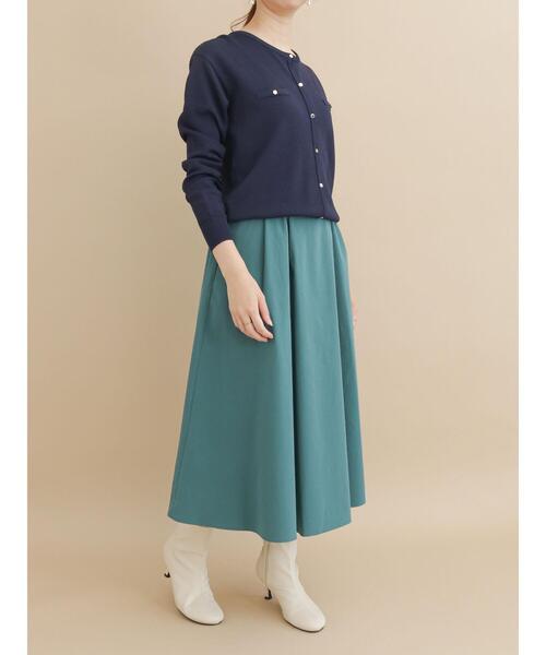 Te chichi（テチチ）の「ポケットデザインクルーネックカーディガン（カーディガン/ボレロ・レディース・ブラック/ネイビー/オフホワイト・ﾌﾘ-）」の20枚目の写真