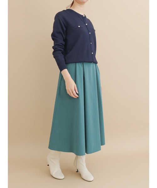 Te chichi（テチチ）の「ポケットデザインクルーネックカーディガン（カーディガン/ボレロ・レディース・ブラック/ネイビー/オフホワイト・ﾌﾘ-）」の12枚目の写真