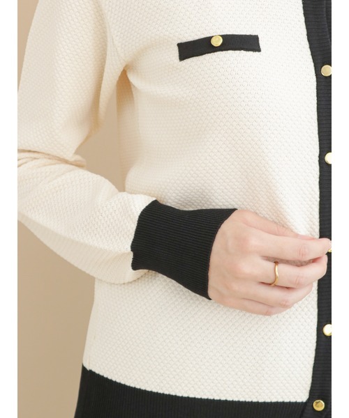 Te chichi（テチチ）の「ポケットデザインクルーネックカーディガン（カーディガン/ボレロ・レディース・ブラック/ネイビー/オフホワイト・ﾌﾘ-）」の19枚目の写真