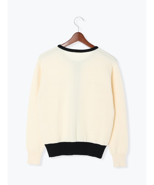 Te chichi（テチチ）の「ポケットデザインクルーネックカーディガン（カーディガン/ボレロ・レディース・ブラック/ネイビー/オフホワイト・ﾌﾘ-）」の4枚目の写真