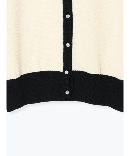 Te chichi（テチチ）の「ポケットデザインクルーネックカーディガン（カーディガン/ボレロ・レディース・ブラック/ネイビー/オフホワイト・ﾌﾘ-）」の7枚目の写真