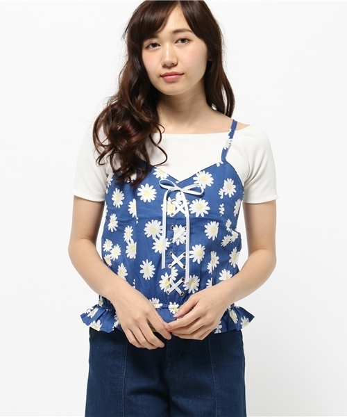 WEGO（ウィゴー）の「WEGO/レースアップビスチェ（キャミソール・レディース・ホワイト系その他/ブラック系その他/その他1・FREE）」の15枚目の写真