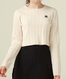 archives | ワンポイントケーブルニット(ニット/セーター)