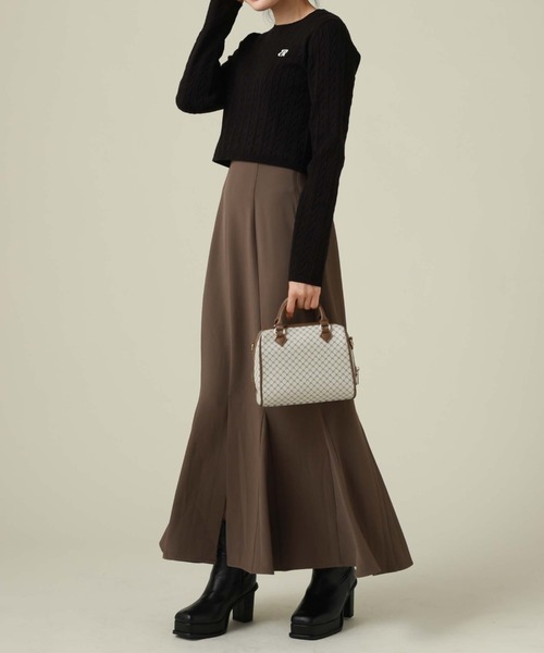 archives（アルシーヴ）の「ワンポイントケーブルニット（ニット/セーター・レディース・ベージュ/アイボリー/グレー/ブラック・MEDIUM）」の22枚目の写真