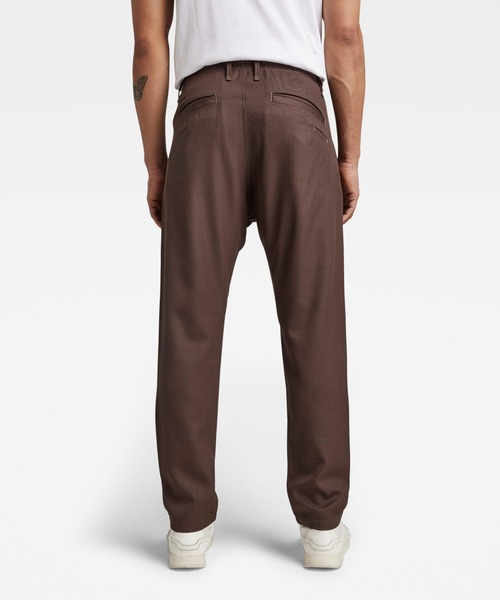 G-STAR（ジースター）の「DRAWSTRING TAPERED CHINO/テーパード/リラックスチノ（チノパンツ・メンズ・ダークブラック/ブラウン・27inch/28inch/29inch/30inch/31inch/32inch/33inch/34inch/36inch）」の8枚目の写真