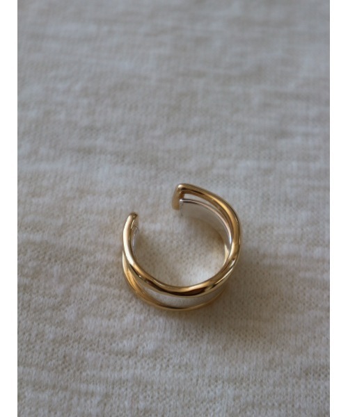 TRUNC（トランクエイティーエイト）の「Unite 2way Ring（リング・レディース・シルバー×ゴールド・FREE）」の4枚目の写真