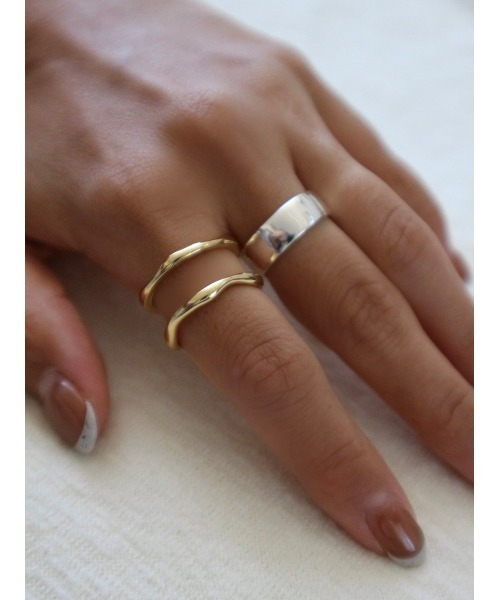 TRUNC（トランクエイティーエイト）の「Unite 2way Ring（リング・レディース・シルバー×ゴールド・FREE）」の6枚目の写真